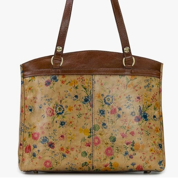 Patricia Nash Floral Shoulder Bag - Brown and Cream - Picture 10 of 10
